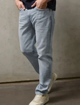 Street One Straight Leg Jeans male Grau - Street One MEN - FashionsVida