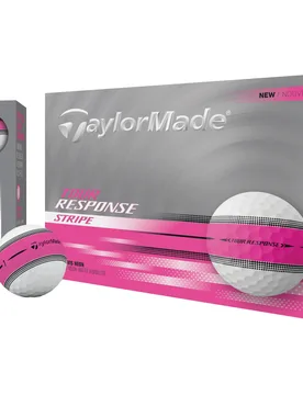 Golfbälle Tour Response Stripe 2025 - 12er Pack, pink - TaylorMade - FashionsVida