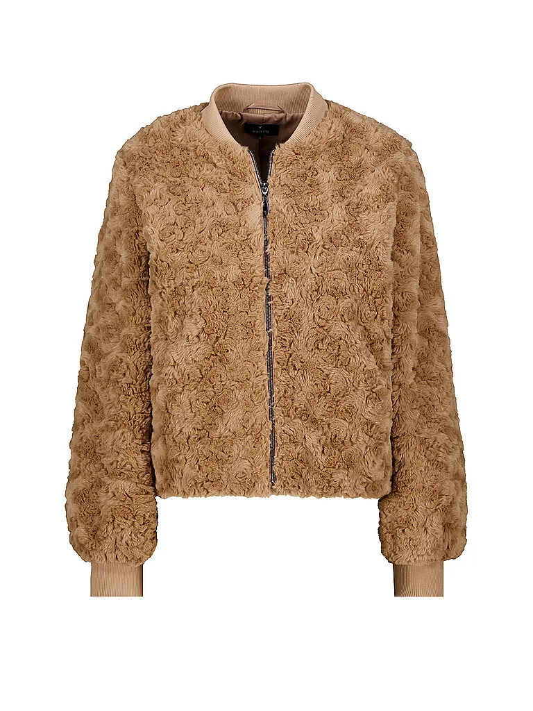 Jacke in Felloptik hellbraun 42 Damen - monari - FashionsVida