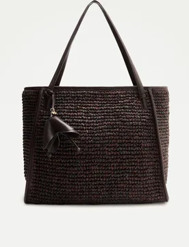 Latouche - Shopper rafia con piel - Latouche - FashionsVida