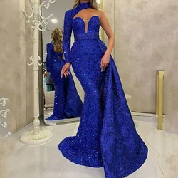 New elegant long fishtail dress for banquet performances