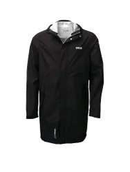 Herren Regenkurzmantel Trench schwarz XXL M