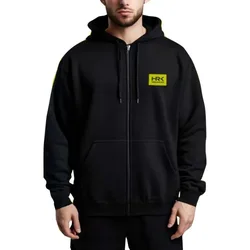 Logo Full Zip Sweatshirt Black XL Men