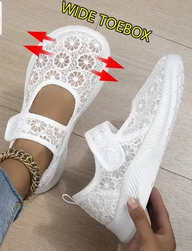 Zapatos casuales holgados de malla grande calada para primavera/verano, talla 36-45 unisex, zapatos 2 en 1 tipo media zapatilla con talón abatible, s - Shein - FashionsVida