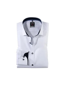 Camicia Body-Fit bianco 45 - Olymp Level Five - FashionsVida