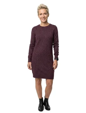 Vestito A Maniche Lunghe Doffy Maternity Winetasting / W. Black Melange M - Vero moda - FashionsVida