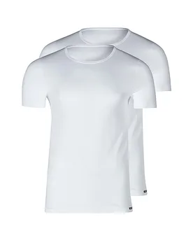 T-shirt lot de 2 white blanc L - Skiny - FashionsVida