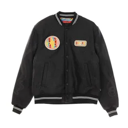 Giubbotto College Uomo Legacy Patch Dark Grey