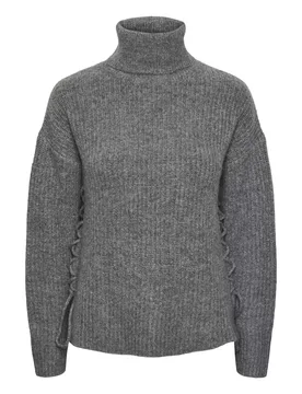 PCRADNA LS ROLL NECK KNIT BC female - L - FashionsVida