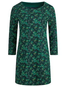 Weird Fish Dandy Printed Sparkle Jersey Tunic Size 10 - sale all-sale sale womens women women all-womens women tshirts-and-tops women tshirts-and-tops - Forest Green - FashionsVida