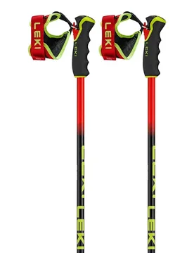 Bâtons Venom Gs Tr Bright Red / Violet / Neonyellow 115 cm Homme - Leki Alpino - FashionsVida