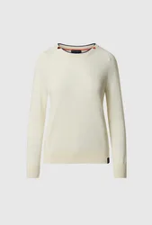 Felpa girocollo donna bianco