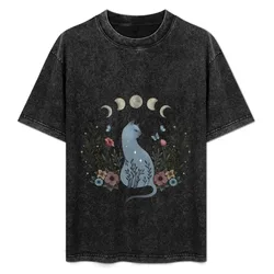 Cat on the Hill T-Shirt Anti-Wrinkle Short Sleeve T-Shirt