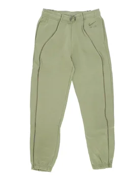 Pantalone Tuta Felpato Donna Sportswear Air Fleece Mid-rise Joggers Alligator/medium Olive/medium Olive - Nike - FashionsVida