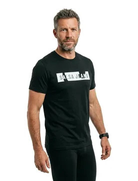 T-shirt à Manches Courtes 21010328 Slim Fit Black XL - Salsa Jeans - FashionsVida