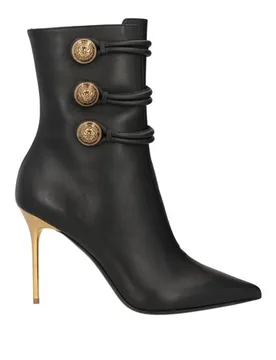 Stiefelette Damen Schwarz 39.5 Damen - Balmain - FashionsVida