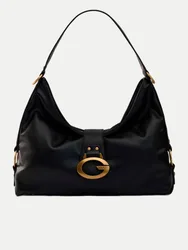 Schultertasche Camden Large Schwarz