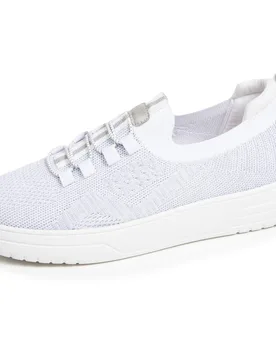 Baskets slip-on talon plateforme Blanc blanc 41 - Isotoner - FashionsVida