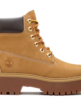 Womens Stone Street 6 Inch Boots - Tan Leather - Size Uk 5 - Timberland - FashionsVida