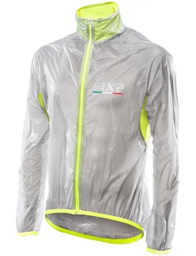 Mantellina Impermeabile Ghost Compatta Giallo fluo Tras taglia S - Sixs - FashionsVida