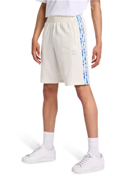 Summer Prints Herren Kurze Hosen - Weiß - Größe L - Baumwoll-Frottee White L - Adidas - FashionsVida