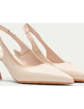 Zapatos de salón de mujer de piel destalonados - Hispanitas - FashionsVida