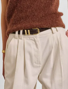 Leopard Print Belt With Buckle Fastening Brown Mix female - Katie Loxton - FashionsVida