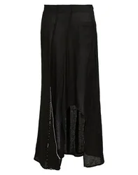 Maxi-Rock Damen Schwarz 3 Damen