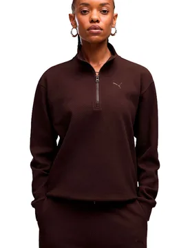 Essentials elevated sudadera mujer Marron (XL) - Puma - FashionsVida