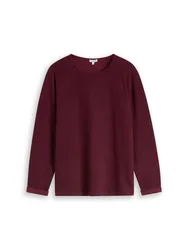 Sweatshirt cosy rib crew neck female