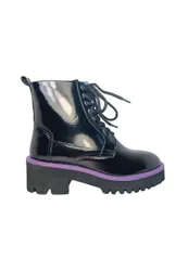 Scarpe Donna Stivaletto basso Black/Purple