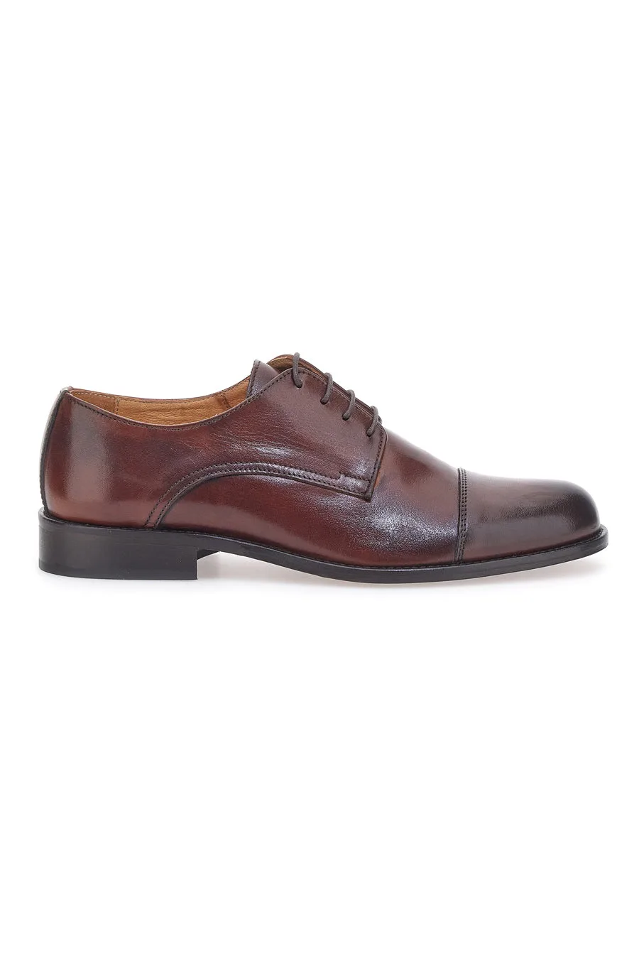 Scarpe Stringate Marroni in Vera Pelle 613 40 - PITTARELLO PLUS - FashionsVida