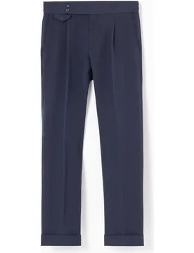 Pantalón vestir alto non iron slim fit de hombre - PuroEgo - FashionsVida