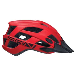 Brn Casco Per Mtb Wood Red