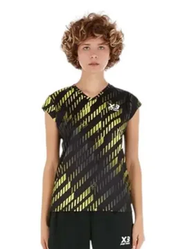 Lugo Short Sleeve T-shirt Yellow XL - X3 - FashionsVida