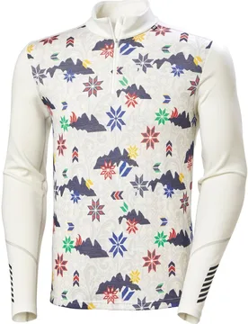 Camiseta de hombre LIFA MERINO MIDWEIGHT 1-2 ZIP - Helly Hansen - FashionsVida