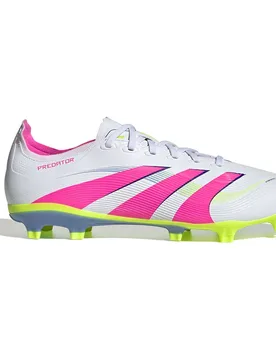 Chaussures De Football Predator League Fg/mg Cloud White / Lucid Pink / Lucid Lemon EU 46 2/3 - Adidas - FashionsVida