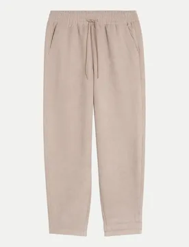 Barrel-Leg Cordhose Beige S - Tom Tailor Denim - FashionsVida