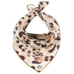 Animal Print Silk Scarf by - beige - Damen - Size: One Size