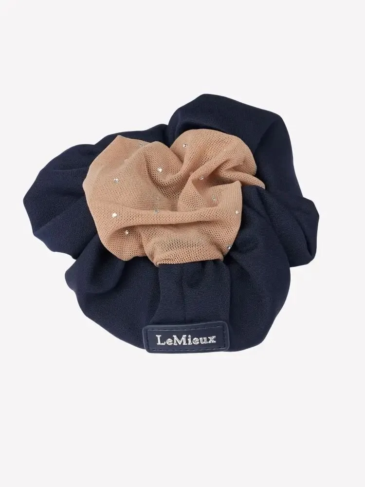 Scrunchie Haarnetz CRYSTAL navy/blonde, one size - Le Mieux - FashionsVida
