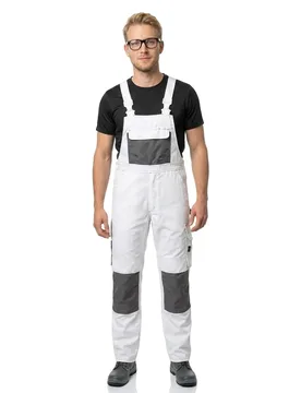 Combinaison Avec Poches Pour Genouillères Hardwear 08269 White 50 - MASCOT - FashionsVida