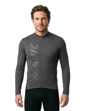 Maglia A Maniche Lunghe Aksium Carbon - Mavic - FashionsVida