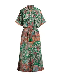 Maxi-Kleid Damen Grün XS Damen