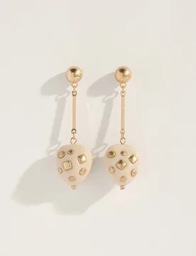 Jo & Mr. Joe - Pendiente con tachas engastadas - Jo & Mr. Joe - FashionsVida