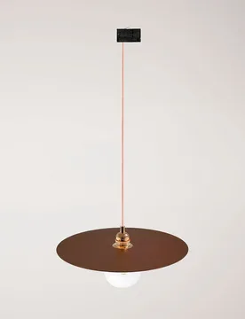 Cables Lampe Suspendue Sans Ampoule Ellepi Xl Track Stucchi Rust One Size - Creative - FashionsVida