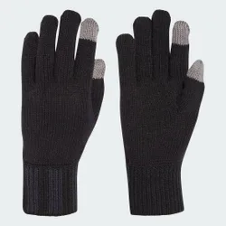 Adidas Logo Knit Gloves S Black