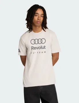 T-SHIRT DNA CON GRAFICA TEAM AUDI REVOLUT F1 S Chalk Pearl - Adidas - FashionsVida