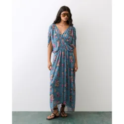 Vestido midi de flores