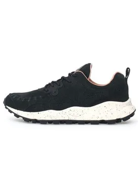 Mens Black Yamano Trainer - Male - Black - EU 40 - FLOWER MOUNTAIN - FashionsVida
