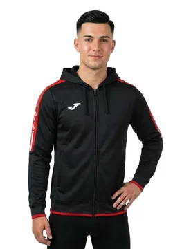 Sweat-shirt à Zip Olimpiada Black / Red L - Joma - FashionsVida